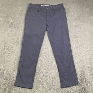 Western Rise Evolution Travel Pant Blue Grey SS19-WR-MPP Size 32 32x27 Nylon